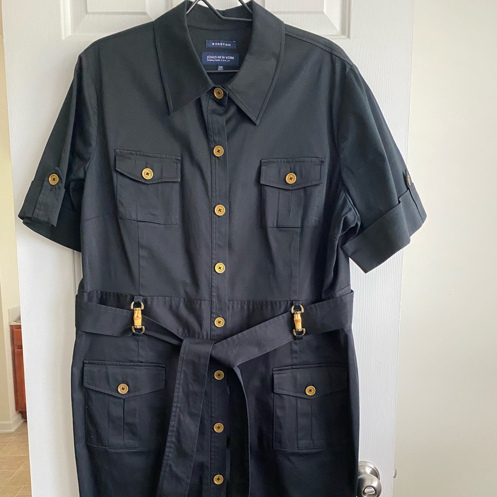 Ladies Jones New York Signature Collection Black Dress 20W